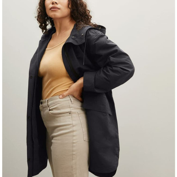 Everlane the ReNew anorak jacket in black Size S - Picture 1 of 11